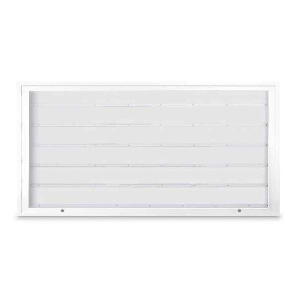 Corkboard, Triple Door, Radius Frame, 72x48", Black/Summer Tan Forbo